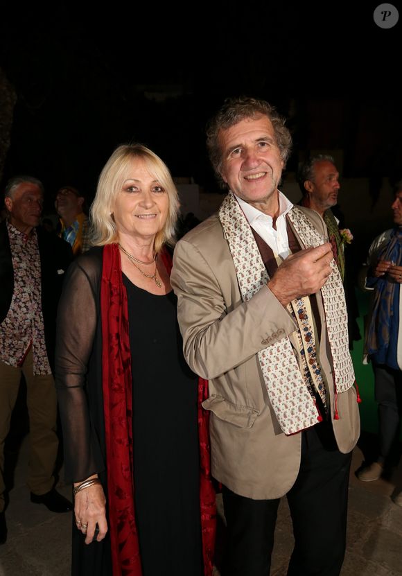 Exclusif - Julie Leclerc et son mari Gérard Leclerc - Mariage de la styliste Nathalie Garçon avec le scénariste Jean-Marie Duprez à Tunis en Tunisie les 29 et 30 septembre 2017. © Dominique Jacovides/Bestimage