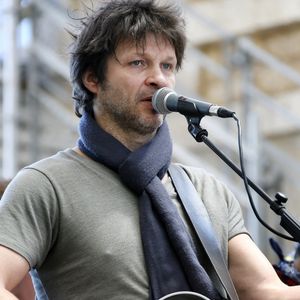 Noir Desir ex-frontman Bertrand Cantat se produit avec son groupe Detroit lors d'un concert Eurock Ecologie en soutien à Ecologist party Europe Ecologie-Les Verts à Bordeaux, ouest de la France, le 17 mai 2014. Photo by Patrick Bernard/ABACAPRESS.COM