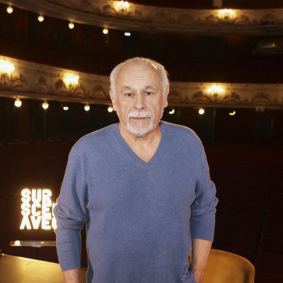 Exclusif - Francis Perrin lors du tournage de "Sur Scène Avec" à Paris le 7 novembre 2024.