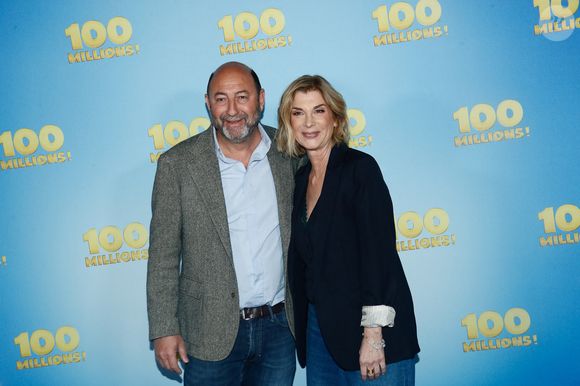 Kad Merad, Michèle Laroque - Avant-première du film "100 millions" au  Pathé Wepler à Paris, France, le 17 mars 2025. © Christophe Clovis / Bestimage