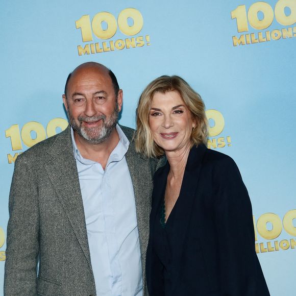 Kad Merad, Michèle Laroque - Avant-première du film "100 millions" au  Pathé Wepler à Paris, France, le 17 mars 2025. © Christophe Clovis / Bestimage