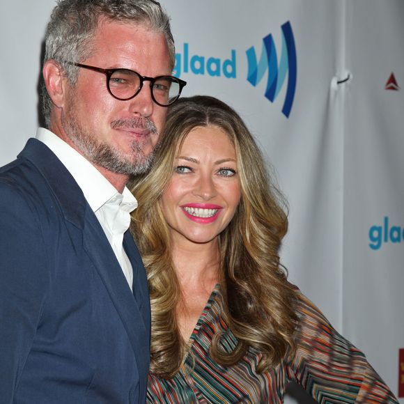 Eric Dane et Rebecca Gayheart à la 25ème édition des GLAAD Media Awards à Beverly Hills, le 13 avril 2014.

Photo : Starmax / Bestimage