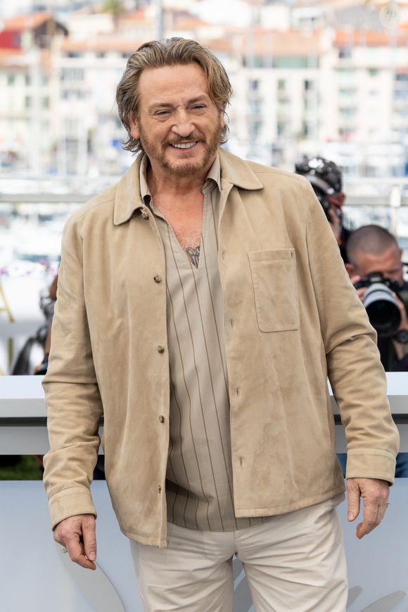Benoît Magimel - Photocall du film "Histoires De La Nuit" lors du 79ème Festival International du Film de Cannes, le 23 mai 2026. © Jacovides/Moreau/Bestimage