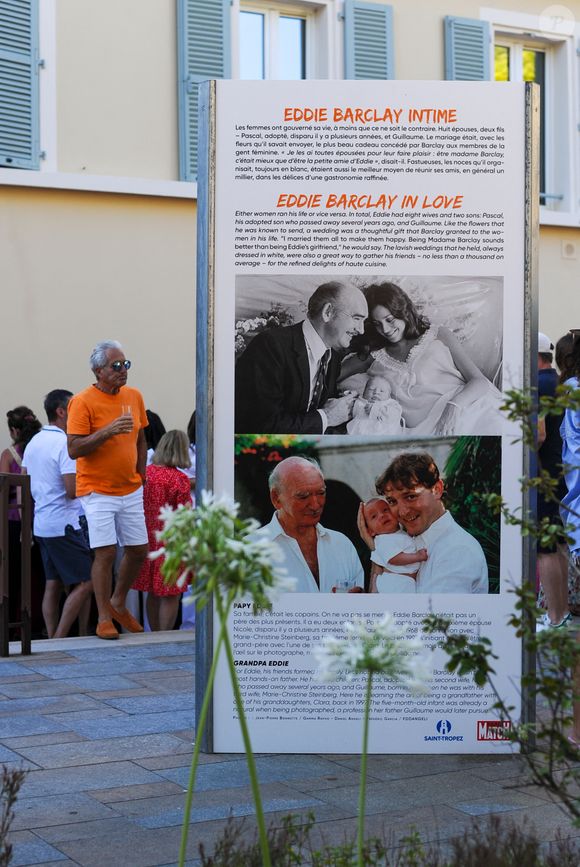 Exclusif - Illustration - Personnalités à l'exposition photographique de Paris Match "Eddie Barclay — Saint-Tropez, le sens de la fête !" place Blanqui à Saint-Tropez le 11 juillet 2025.

© Eternity / Bestimage