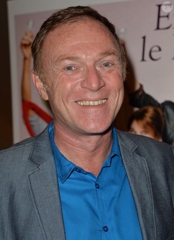 Christophe Hondelatte - Avant-première du film "Brèves de comptoir" au Théâtre du Rond-Point à Paris, le 8 septembre 2014.