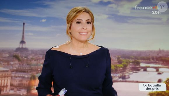 Captures d'écran - Léa Salamé présente son premier journal de 20 heures sur France 2  le 1er septembre 2025. 

© Alain Guizard / Bestimage