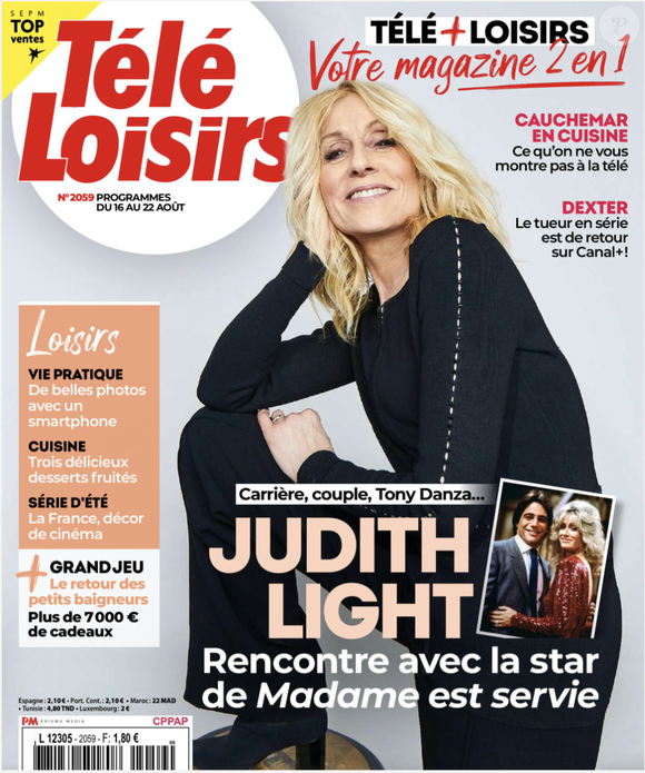 Pour Judith Light, il n'y a qu'une seule recette à la longévité, en amour : "Il faut parler, écouter, comprendre l'autre." "Et c'est ainsi qu'un mariage dure 40 ans !", assure-t-elle dans "Télé Loisirs".

Judith Light en Une de "Télé Loisirs", ce lundi 11 août 2025.