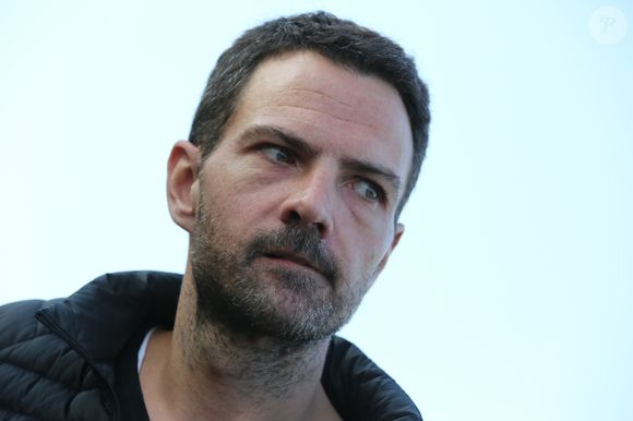 Jérôme Kerviel quitte la prison de Fleury-Mérogis, où il a passé près de cinq mois en détention, le 8 septembre 2014 au matin. © DOMINIQUE JACOVIDES / BESTIMAGE