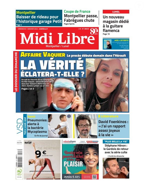 "Midi Libre", 7 janvier 2024