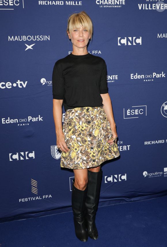 Marina Foïs - Photocall de la soirée d'ouverture avec la projection du film "La femme la plus riche du monde" lors de la 18ème édition du Festival Film Francophone (FFA) à Angoulême le 25 août 2025.

© Coadic Guirec / Bestimage