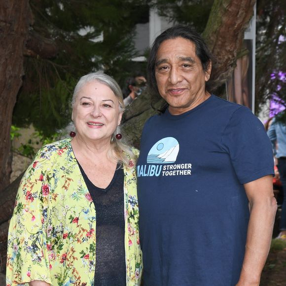 Josiane Balasko et son mari George Aguilar au Festival du film Francophone d'Angoulême 2020 le 29 Août 2020.
© Guirec Coadic / Bestimage