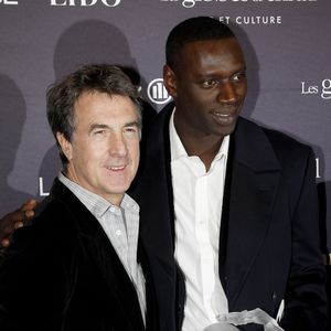 François Cluzet et Omar Sy à la cérémonie des Globes de Cristal en 2012, au Lido. © Guillaume Gaffiot /Bestimage