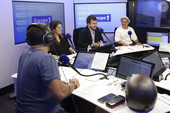 Valérie Benaim, Gauthier Le Bret, Booder - Dernière de l'émission "On Marche Sur La Tête", présentée par C.Hanouna sur Europe 1 à Paris le 26 juin 2025 - © Jack Tribeca / Bestimage
