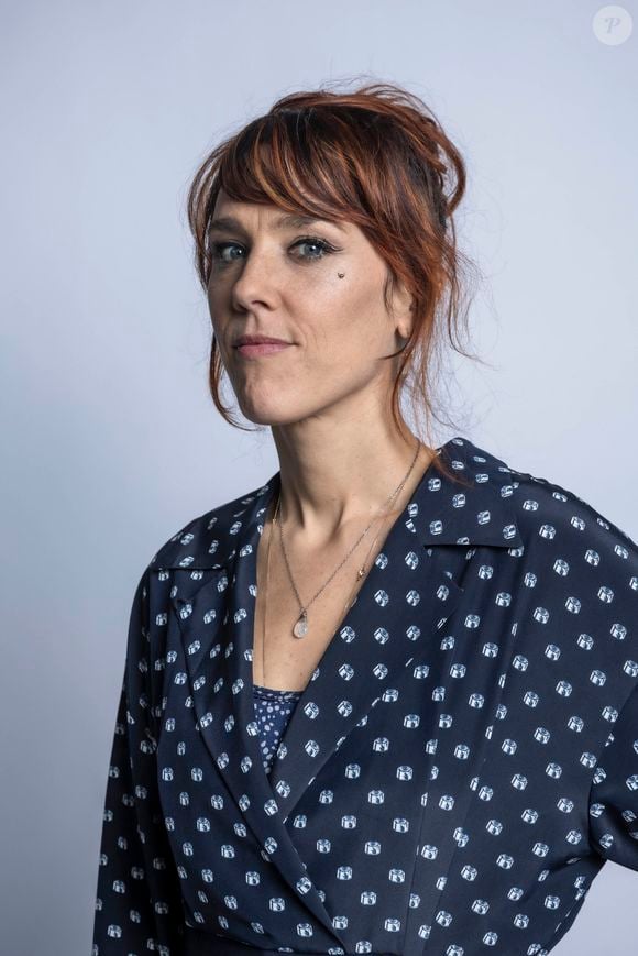 Exclusif -  La chanteuse Zaz (Isabelle Geffroy) - Backstage - Enregistrement de l'émission "La Chanson secrète 11" à Paris, diffusée le 24 juin sur TF1. © Jacovides-Moreau / Bestimage