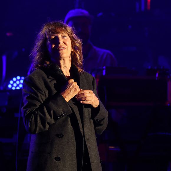 Exclusif - Jane Birkin sur scène lors du Festival des Festivals au parc de saint-Cloud le 26 août 2020. Un spectacle diffusé en live sur France 2.