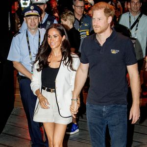 Le prince Harry et Meghan Markle assistent aux Jeux Invictus à Düsseldorf, le 13 septembre 2023. 

Photo : Bernard Rubsamen / Bestimage