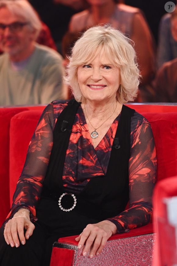 Exclusif - Catherine Ceylac - Enregistrement de l'émission Vivement dimanche au studio Rive Gauche, presentée par Michel Drucker . Diffusion sur France 3 le 22/03/2026. Photos prises le 11 mars 2026. © Guillaume Gaffiot / Bestimage