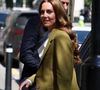Mais elle a opéré son retour 

Catherine (Kate) Middleton, princesse de Galles, arrive aux studios "180 Strand" à Londres. GOFF INF / BESTIMAGE