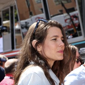 Charlotte Casiraghi lors des qualifications du 81ème Grand Prix de Formule 1 (F1) de Monaco, le 25 mai 2024.
© Claudia Albuquerque/Bestimage