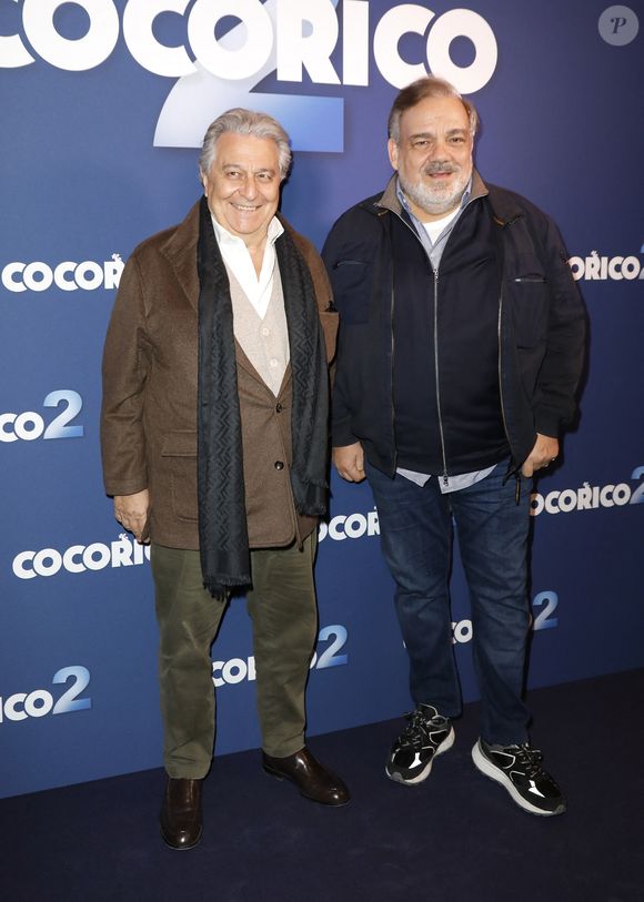 Les deux acteurs ont enchaîné les interviews pour la promotion du film

Christian Clavier, Didier Bourdon - Première du film "Cocorico 2" au Publicis Cinémas à Paris le 31 mars 2026. © Marc Ausset-Lacroix/Bestimage