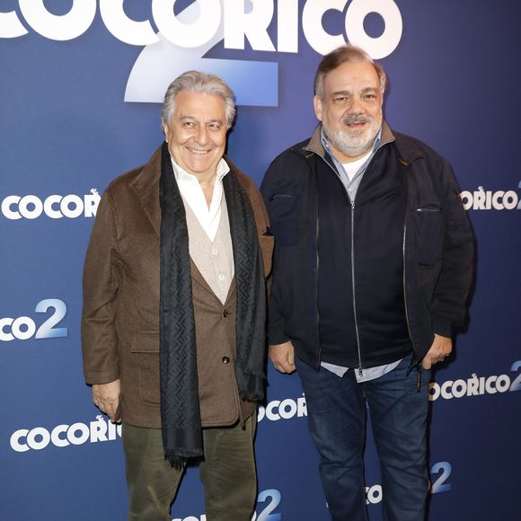 Les deux acteurs ont enchaîné les interviews pour la promotion du film

Christian Clavier, Didier Bourdon - Première du film "Cocorico 2" au Publicis Cinémas à Paris le 31 mars 2026. © Marc Ausset-Lacroix/Bestimage