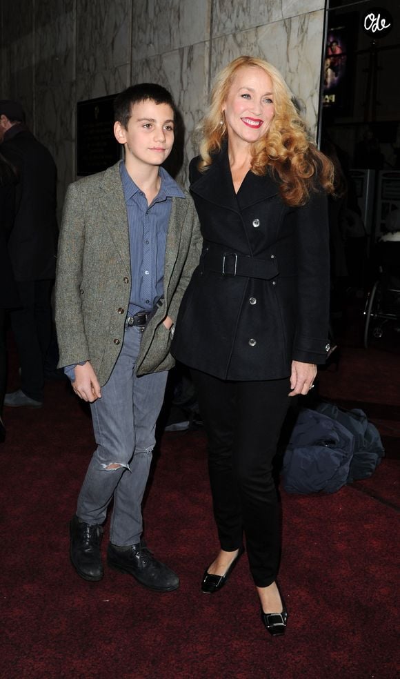 Gabriel Jagger et Jerry Hall à Londres en 2011. ©Bestimage
