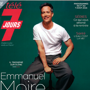Télé 7 jours : Emmanuel Moire en couverture du 1er au 7 août 2026 ©Télé 7 jours