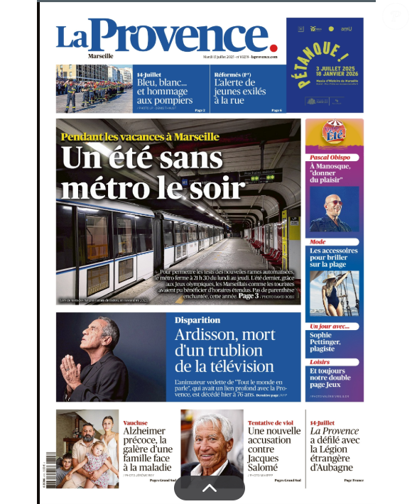 La couverture de "La Provence"
