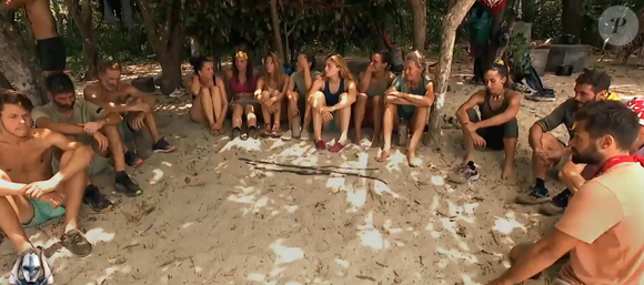 Réunification lors du huitième épisode de "Koh-Lanta, La Revanche des quatre Terres".