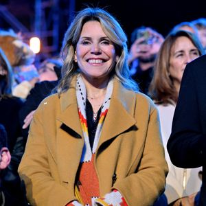 Laura Tenoudji Estrosi lors du dernier corso carnavalesque du Carnaval de Nice 2026 - "Vive la Reine" place Masséna à Nice, le 28 février 2026.