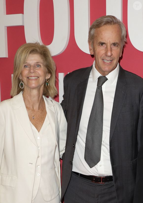 Bernard de La Villardière avec sa femme Anne au photocall du "concerto pour la paix" de Omar Harfouch au Théâtre des Champs-Elysées à Paris le 18 septembre 2024.

© Coadic Guirec / Bestimage