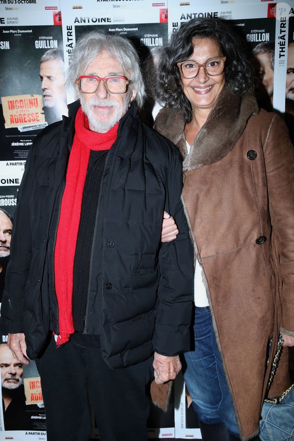 Exclusif - Pierre Richard (90 ans) et sa femme Ceyla Lacerda - Générale de la Pièce "Inconnu à cette adresse" au Théâtre Antoine à Paris, France, le 28 Novembre 2024. 

© Bertrand Rindoff / Bestimage