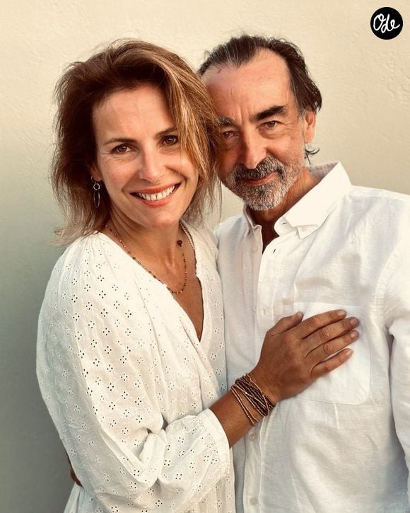 Marie du Sordet a quitté la capitale avec son mari Jacques.

Marie du Sordet et son mari Jacques pour leurs 20 ans de mariage, juillet 2023