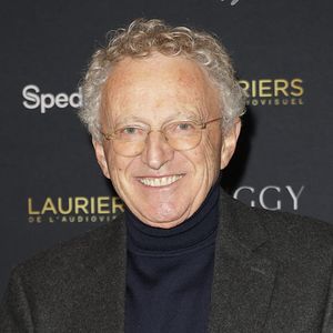 Nelson Monfort - Photocall de la 31ème cérémonie des Lauriers de l'audiovisuel au théâtre Marigny à Paris le 10 février 2026. © Coadic Guirec/Bestimage