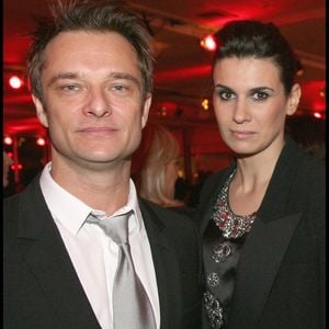 David Hallyday et sa femme Alexandra Pastor au dîner de Gala de la mode contre le Sida au Pavillon d'Armenonville. Le 28 janvier 2010. © RINDOFF-BELLAK / BESTIMAGE