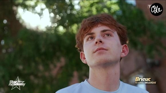 Brieuc fait partie de la nouvelle promotion de la "Star Academy". Capture d'écran TF1