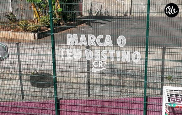 La maison d'enfance de la superstar du football Cristiano Ronaldo dans les collines de Madère a été transformée en parking.© Backgrid UK/ Bestimage