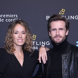 Exclusif - Elodie Fontan et son compagnon Philippe Lacheau - Dîner de charité Breitling à la Samaritaine pour l’association "Premiers de Cordée" à Paris. © Rachid Bellak/Bestimage