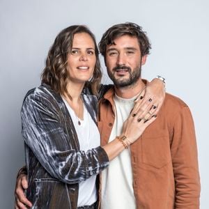 Exclusif - Jeremy Frerot et Laure Manaudou - Backstage - Enregistrement de l'émission "La Chanson secrète 11" à Paris, diffusée le 24 juin sur TF1. Le 15 janvier 2022.
© Cyril Moreau / Bestimage