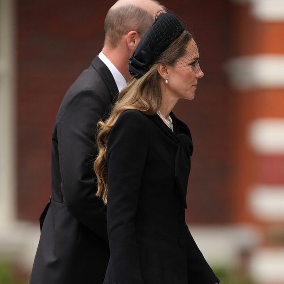 Le prince William, prince de Galles, et Catherine (Kate) Middleton, princesse de Galles, - Les membres de la famille royale assistent aux funérailles de la duchesse de Kent, à la cathédrale Westminster, à Londres, au Royaume-Uni, le 16 septembre 2025. © Julien Burton / Bestimage