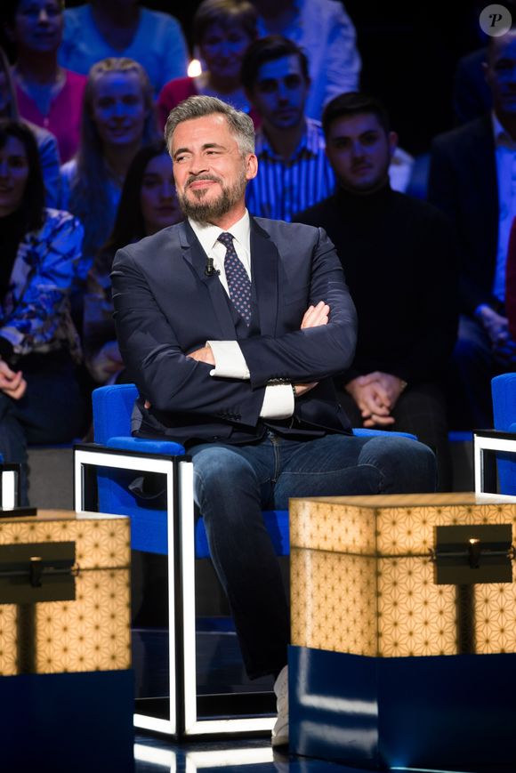 Exclusif - Olivier Minne - Enregistrement de l'émission "La Boîte à secrets 4" à Paris, présentée par F.Bollaert, et diffusée le 10 avril sur France 3. Le 23 janvier 2020