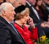 Le couple aurait dû célébrer ses 58 ans de mariage le 29 août 2026. 


Le roi Harald et la reine Sonja lors de la cérémonie de remise du prix Nobel de la paix à l'hôtel de ville d'Oslo, en Norvège, le 10 décembre 2025. Photo : Ole Berg-Rusten/NTB/POOL/ABACAPRESS.COM