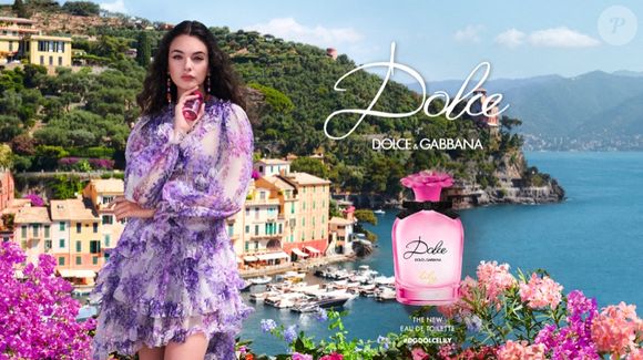 Deva Cassel, la fille de Monica Bellucci et Vincent Cassel, égérie de la campagne du parfum "Dolce Lily" de Dolce & Gabbana. Milan. Le 22 mai 2022. Dolce & Gabbana via Bestimage