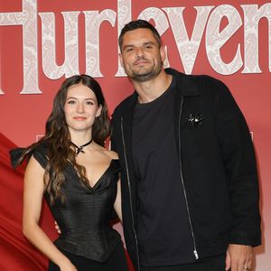 Florent Manaudou et sa compagne Elsa Bois - Avant-première du film "Hurlevent" au Grand Rex à Paris le 2 février 2026. © Coadic Guirec/Bestimage