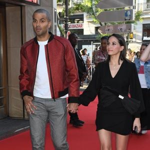 Tony Parker et Axelle Francine à la première de la série Netflix "Stranger Things - Saison 3" au cinéma Le Grand Rex à Paris, le 4 juillet 2019.
© Guirec Coadic/Bestimage