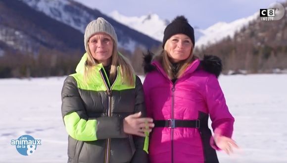 Élodie Ageron et Sandrine Arcizet, aux commandes d'Animaux de la 8 sur C8 (Capture d'écran - 23 février 2025).