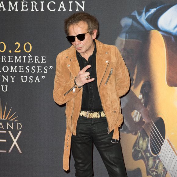 Philippe Manoeuvre - Projection au Grand Rex à Paris des documentaires "Johnny USA" et "A nos promesses" à l'occasion de la Journée Spéciale Johnny, son rêve américain. Le 21 octobre 2020
© Jacovides-Moreau / Bestimage