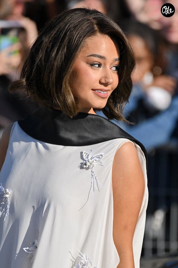 Lena Mahfouf à son arrivée au défilé Dior lors de la Fashion Week à Paris, en France, le 3 mars 2026. Photo de Julien Reynaud/APS-Medias/ABACAPRESS.COM