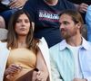 Un rôle que la jeune maman prend très à coeur...

Camille Cerf (Miss France 2015), enceinte et son compagnon Théo Fleury dans les tribunes lors des Internationaux de France de Tennis de Roland Garros 2023. Paris, le 7 juin 2023. © Jacovides-Moreau / Bestimage