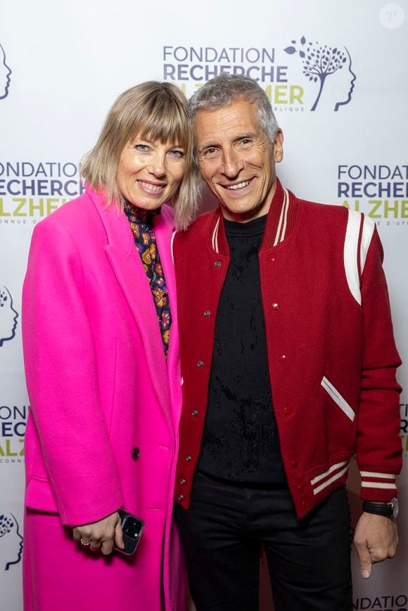 Nagui et sa femme Mélanie Page au photocall du concert du gala des 20 ans de la fondation Recherche Alzheimer "2 générations chantent pour la 3ème" à l'Olympia à Paris le 18 mars 2024.

© Cyril Moreau / Bestimage